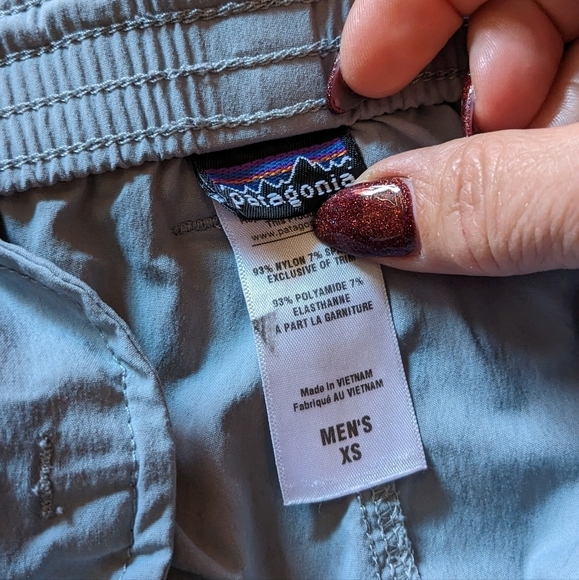 Patagonia XS Light‎ Sage Green Fly Fishing Logo Shorts - Picture 6 of 11